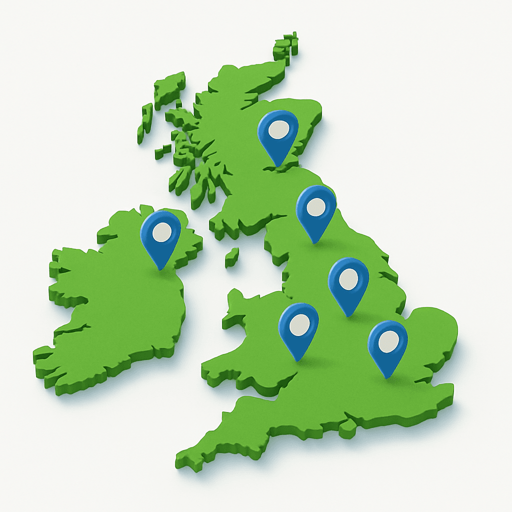 an example map of our nationwide junk removal near you and nearby waste removal areas