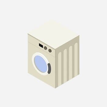 an example of a washing machine for removal and disposal