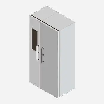 an example of an American fridge freezer for removal and disposal